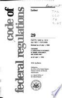 The Code of Federal Regulations of the United States of America