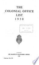 The Colonial Office List