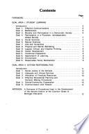 The Common Goals of Michigan Education