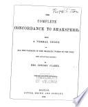 The Complete Concordance to Shakespeare