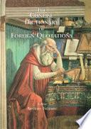 The Concise Dictionary of Foreign Quotations