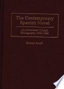 The Contemporary Spanish Novel