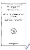 The Cotton-spinning Machinery Industry