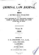 The Criminal Law Journal