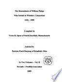 The Descendants of William Phelps, who Settled at Windsor, Connecticut, 1636-2005