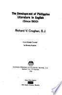 The Development of Philippine Literature in English (since 1900)