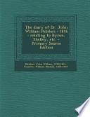 The Diary of Dr. John William Polidori