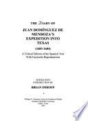 The Diary of Juan Domínguez de Mendoza's Expedition Into Texas (1683-1684)