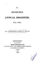 The Edinburgh Annual Register