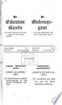 The Education Gazette of the Province of the Cape of Good Hope