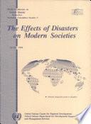 The Effects of Disasters on Modern Societies