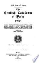 The English Catalogue of Books [annual]