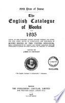 The English Catalogue of Books Published from January, 1835, to January, 1863