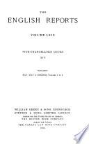 The English Reports