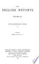 The English Reports: Vice-Chancellors' courts (1815-1865)