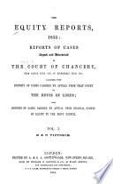The Equity Reports, 1853-1855: 16 & 17 Victoriae