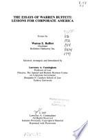 The Essays of Warren Buffett