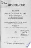 The Federal Investment in For-profit Education