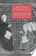 The First Universities