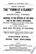 The form at a glance for 1891