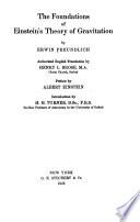 The Foundations of Einstein's Theory of Gravitation