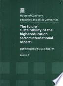 The future sustainability of the higher education sector