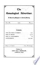 The Genealogical Advertiser