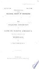 The Geographic Distribution of Life in North America