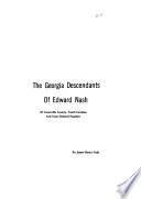 The Georgia Descendants of Edward Nash of Greenville County, South Carolina