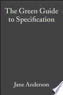 The Green Guide to Specification
