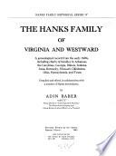 The Hanks Family of Virginia and Westward