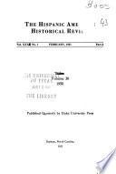 The Hispanic American Historical Review
