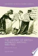 The History of British Women's Writing, 1880-1920
