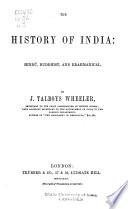 The History of India from the Earliest Ages