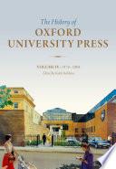 The History of Oxford University Press