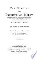 The History of the Province of Moray