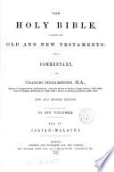 The holy Bible, with a comm., by C. Girdlestone