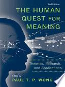 The Human Quest for Meaning