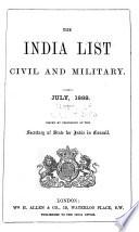 The India Office List