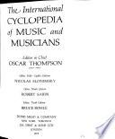 The International Cyclopedia of Music and Musicians