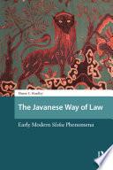 The Javanese Way of Law