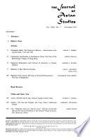 The Journal of Asian Studies