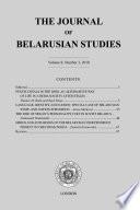 The Journal of Belarusian Studies 2018