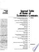 The Journal of Home Economics