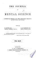 The Journal of Mental Science