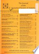 The Journal of the Acoustical Society of America