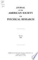 The Journal of the American Society for Psychical Research