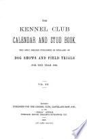 The Kennel Club Calendar and Stud Book