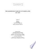 The Kershner Families of Maryland, 1731-1977: History, genealogy, and western migrations. v. 2. Colonial Maryland records, Pennsylvania connections, and Virginia migrations