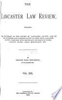 The Lancaster Law Review